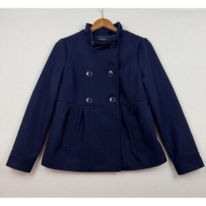 Avant‎ Premiere Paris Button Up Blazer Coat Jacket Women's Size 42 Preppy Winter